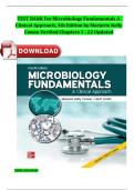 &colon; Microbiology Fundamentals&colon; A Clinical Approach &ndash; Marjorie Kelly Cowan&comma; 4th Edition &lpar;Verified Test Bank&comma; Chapters 1&ndash;22&comma; Complete and Updated 2023&ndash;2024 PDF Resource&rpar;