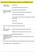 NUR 170 Exam 3 UPDATED ACTUAL Questions  and CORRRECT Answers