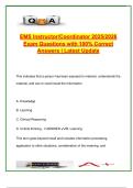 EMS Instructor Exam Prep 2025 &vert; 100&plus; Solved Questions on Instructional Methods&comma; Course Planning&comma; Evaluation&comma; Communication&comma; and Ethics