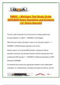 EMSIC Michigan Exam Study Guide 2025&sol;2026 &vert; 150&plus; Questions on Instructional Design&comma; Legal Standards&comma; Ethics&comma; Learning Domains & Evaluation