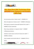 Ohio State Board Nail Technician Exam 2025&sol;2026 &vert; 250&plus; Questions & Answers &vert; Infection Control&comma; Anatomy&comma; Nail Disorders