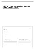 EDUC 313 FINAL EXAM QUESTIONS WITH COMPLETE SOLUTIONS&period;