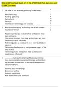 BUSA 2106 Final Study Guide CH 10-12 UPDATED ACTUAL Questions and  CORRECT Answers 