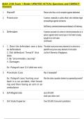 BUSA 2106 Exam 1 Binder UPDATED ACTUAL Questions and CORRECT  Answers