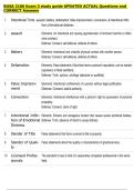 BUSA 2106 Exam 3 study guide UPDATED ACTUAL Questions and  CORRECT Answers 