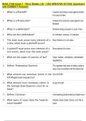BUSA 2106 Exam 1 - Perry Binder&comma; J&period;D&period; &ndash; GSU UPDATED ACTUAL Questions  and CORRECT Answers