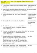 BUSA 2106 - Exam 1 Study Guide UPDATED ACTUAL Questions and  CORRECT Answers