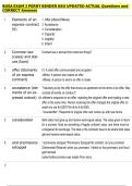 BUSA EXAM 2 PERRY BINDER GSU UPDATED ACTUAL Questions and  CORRECT Answers 