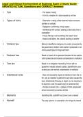 Legal and Ethical Environment of Business Exam 2 Study Guide  UPDATED ACTUAL Questions and CORRECT Answers