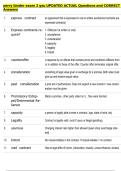 perry binder exam 2 gsu UPDATED ACTUAL Questions and CORRECT  Answers