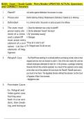 BUSA - Exam 1 Study Guide - Perry Binder UPDATED ACTUAL Questions  and CORRECT Answers