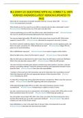 BLS EXAM &lpar;25 QUESTIONS&rpar; WITH ALL CORRECT & 100&percnt; VERIFIED ANSWERS&vert;LATEST VERSION&vert;UPDATED TO PASS