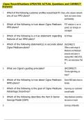 Cigna Recertifications UPDATED ACTUAL Questions and CORRECT  Answers