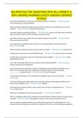 BLS PRACTICE TEST QUESTIONS WITH ALL CORRECT & 100&percnt; VERIFIED ANSWERS&vert;LATEST VERSION &lpar;UPDATED TO PASS&rpar;