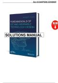 Solution Manual for Fundamentals of IoT and Wearable Technology Design &lpar;1st Edition&rpar; by Haider Raad