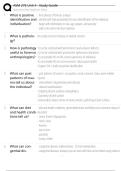 ASM 275 Unit 4 - Study Guide study Questions and Answers