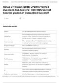 Atmae CTM Exam &lpar;2025&rpar; UPDATE Verified Questions And Answers &vert; With 100&percnt; Correct Answers graded A&plus; Guaranteed Success&excl;&excl;