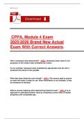CPPA Module 4 Exam Questions and Answers 2025 &ndash; Certified Public Property Appraiser Test