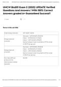 UNCW Bio201 Exam 2 &lpar;2025&rpar; UPDATE Verified Questions And Answers &vert; With 100&percnt; Correct Answers graded A&plus; Guaranteed Success&excl;&excl;