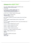 Cytogenetics ASCP TEST Questions With 100&percnt; Correct Answers&period;