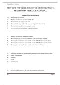TEST BANK FOR BROCK BIOLOGY OF MICROORGANISMS 16TH EDITION BY MICHAEL T&period; MADIGAN&period;