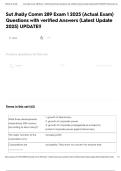 Sut Jhally Comm 289 Exam 1 2025 &lpar;Actual Exam&rpar; Questions with verified Answers &lpar;Latest Update 2025&rpar; UPDATE&excl;&excl;