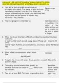 HSI BASIC LIFE SUPPORT EXAM WITH ALL CORRECT & 100&percnt; VERIFIED ANSWERS&vert;LATEST UPDATE&vert;ALREADY GRADED A&plus;