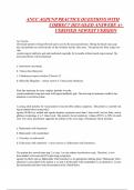 ANCC AGPCNP PRACTICE QUESTIONS WITH CORRECT DETAILED ANSWERS A&plus; VERIFIED NEWEST VERSION