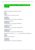 BIO 141 PROCTORED EXAM 2 &lpar;CH&period; 7 8 & CH&period;9&rpar; QUESTIONS WITH CORRECT ANSWERS