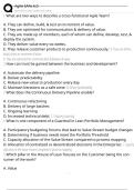 Agile SAFe 6&period;0 Exam Questions and Answers 100&percnt; Pass &vert; Verified and Updated 