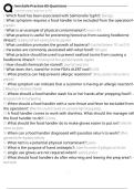ServSafe Practice 80 Questions Exam Questions and Answers 100&percnt; Pass &vert; Verified and Updated 