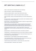 HFT 4224 Test 2&comma; Habits 5&comma; 6&comma; 7&period; Questions and Answers 100&percnt; Solved