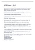 HFT Exam 1 Ch&period; Questions and Answers Fully Solved