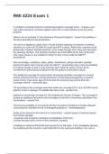 RMI 4224 Exam 1&period; Questions with Correct Answers 