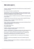 RMI 4224 QUIZ 1&period; QUESTIONS AND ANSWERS 2025