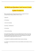 AI-900 Exam Questions And Answers Latest Update Graded A&plus;