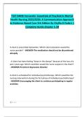 TEST BANK Varcarolis&rsquo; Essentials of Psychiatric Mental Health Nursing 2025&sol;2026&colon; A Communication Approach to Evidence-Based Care 5th Edition By Chyllia D Fosbre &vert; Complete Guide chapter 1-28