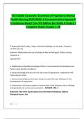 TEST BANK Varcarolis&rsquo; Essentials of Psychiatric Mental Health Nursing 2025&sol;2026&colon; A Communication Approach to Evidence-Based Care 5th Edition By Chyllia D Fosbre &vert; Complete Guide chapter 1-28