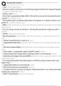 Wastewater Grade 4 Exam Questions and Answers 100&percnt; Pass &vert; Verified and Updated 