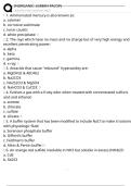 INORGANIC- &lpar;GREEN PACOP&rpar; Exam Questions and Answers 100&percnt; Pass &vert; Verified and Updated 