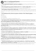 NFPA 17 - Pre-Engineered Systems Exam Questions and Answers 100&percnt; Pass &vert; Verified and Updated 