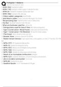 Firefighter 1 Midterm Exam Questions and Answers 100&percnt; Pass &vert; Verified and Updated 