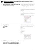 Watchguard Network Security Essentials &lpar;Exam Questions 2025&rpar;  Exam 2025 &lpar;Actual Exam&rpar; Questions with verified Answers &lpar;Latest Update 2025&rpar; UPDATE&excl;&excl;  