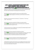 LSAT LOGICAL REASONING&vert;QUESTIONS AND 100&percnt; CORRECT WELL DETAILED ANSWERS&vert;LATEST 2025&sol;2026&vert;GUARANTEED A&plus;