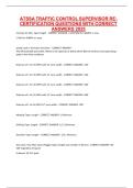 ATSSA TRAFFIC CONTROL SUPERVISOR RE- CERTIFICATION QUESTIONS WITH CORRECT ANSWERS 2025