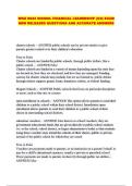 WGU D023 SCHOOL FINANCIAL LEADERSHIP &lpar;2&sol;2&rpar; EXAM NEW RELEASED QUESTIONS AND ACCURATE ANSWERS