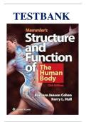 Test Bank &ndash; Memmler&rsquo;s Structure and Function of the Human Body&comma; 12th Edition &lpar;Cohen&rpar; &ndash; Complete Verified Questions and Answers