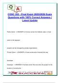 COSC 351 Final Exam Prep &ndash; 2025&sol;2026 &vert; 300&plus; Q&A &vert; Construction Management&comma; Contracts&comma; Scheduling&comma; Project Delivery