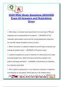 D220 Healthcare Informatics &ndash; 150&plus; Exam Questions & Answers on EHR&comma; HIPAA&comma; CDSS&comma; Telehealth &ndash; Western Governors University