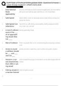 OUPV Rules of The Road EXAM &lpar;updated 2025&rpar; Questions & Answers &vert; Latest Already Graded A&plus; UPDATE 2025&vert;2026